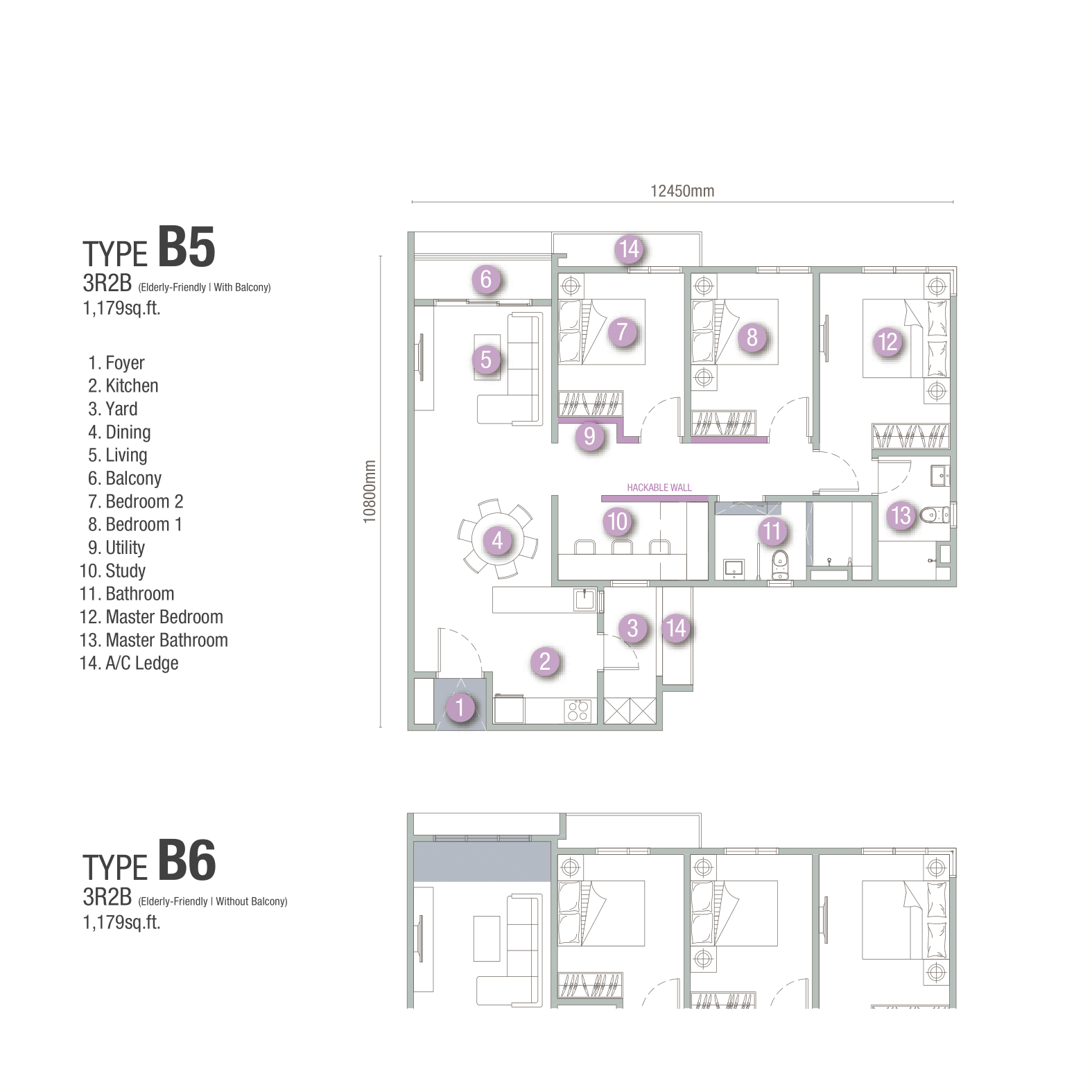 4 Rooms 2 Bath